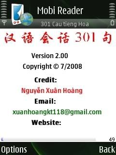 Font hỗ trợ tiếng Hoa và tiếng Việt + Từ điển Hán Việt. S60v3