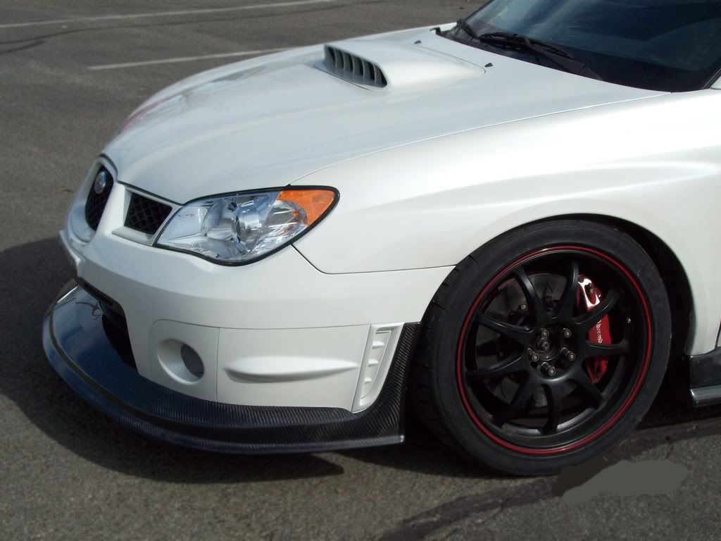 New Kaminari Carbon Front Air Dam IW STi Forum