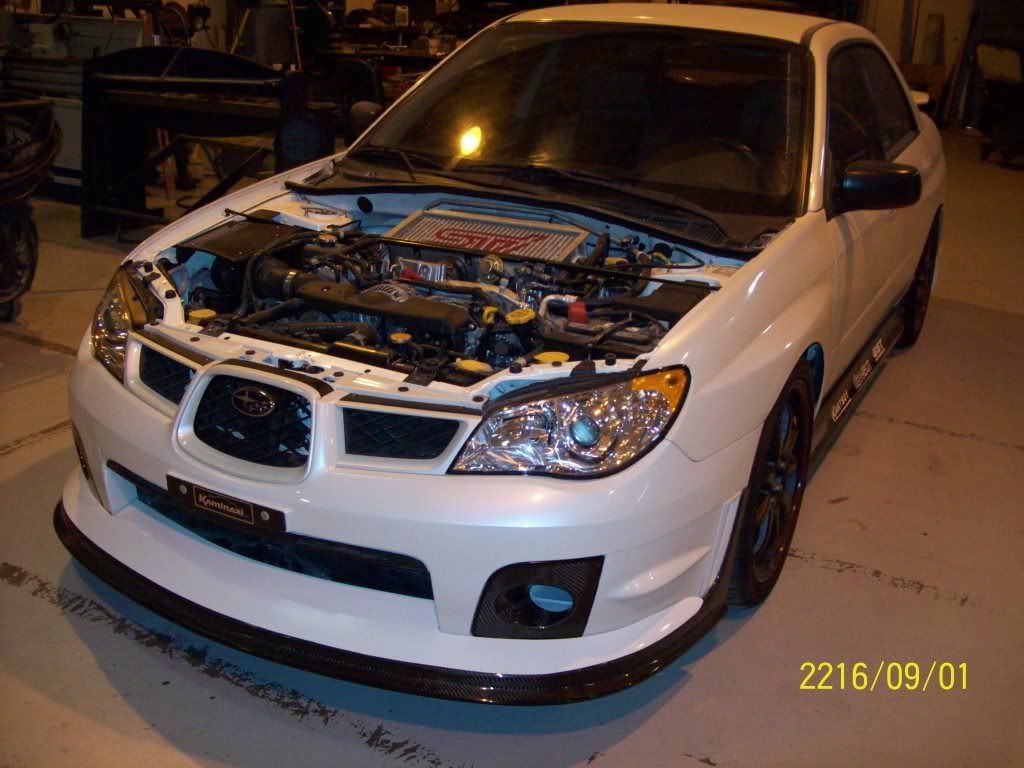 New Kaminari Carbon Front Air Dam IW STi Forum