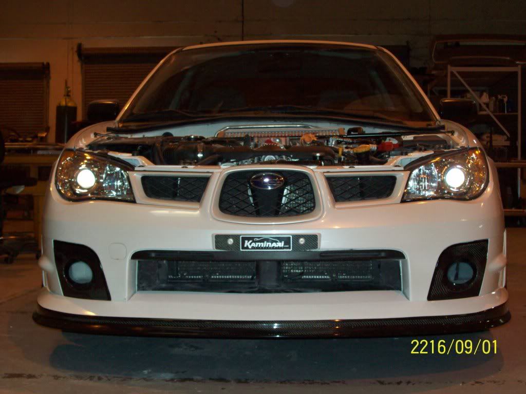 New Kaminari Carbon Front Air Dam IW STi Forum