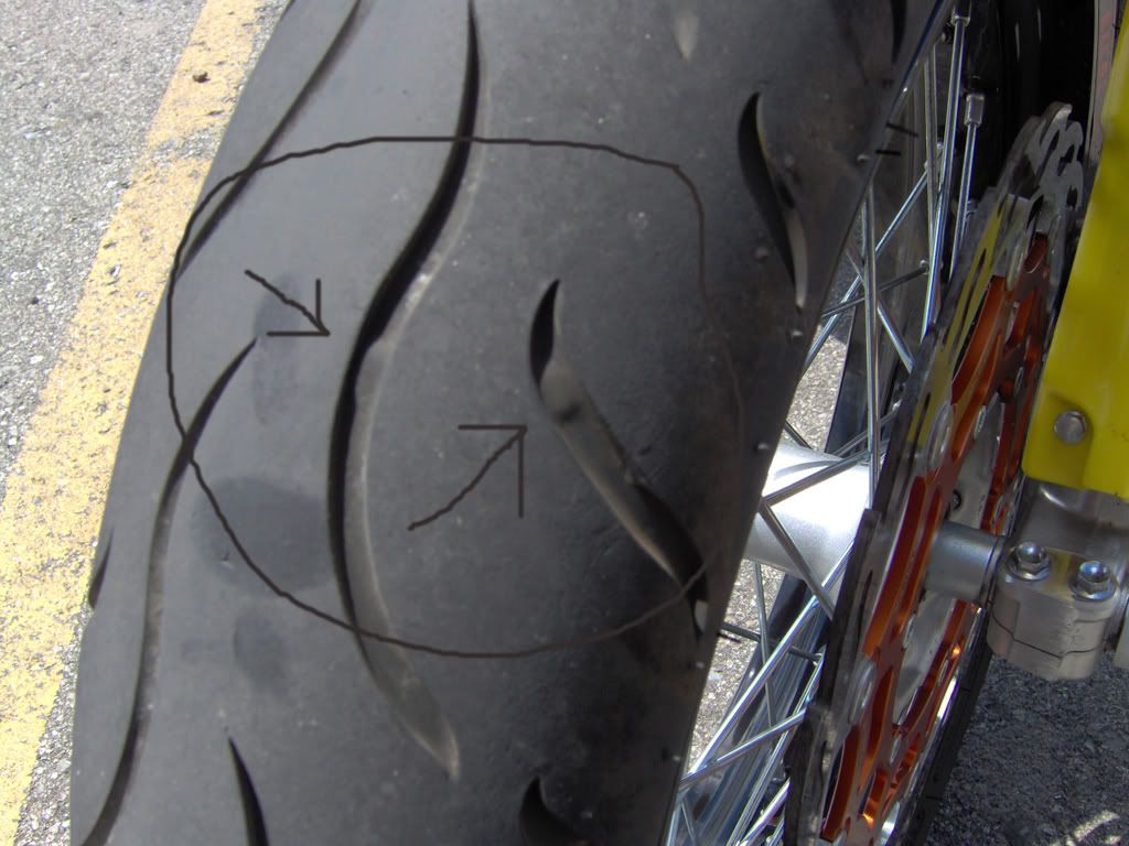 front tire bulge DRZ 400 ThumperTalk