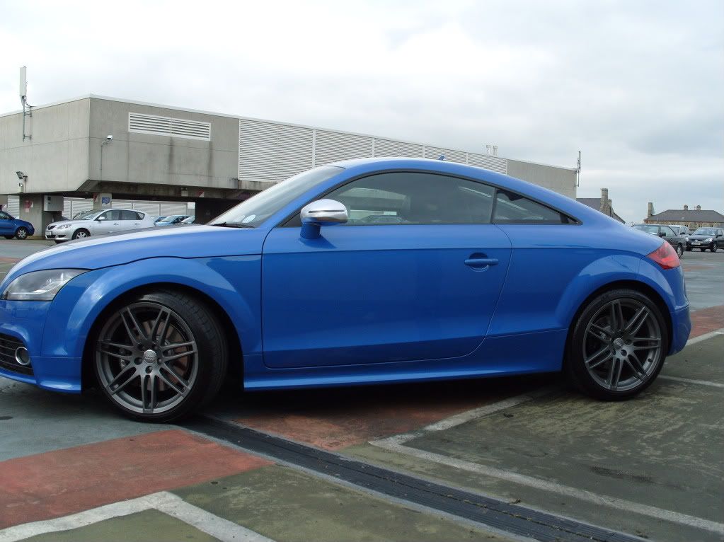 Audi Tt White Black Rims. TTS Coupe S-Tronic,Sprint blue