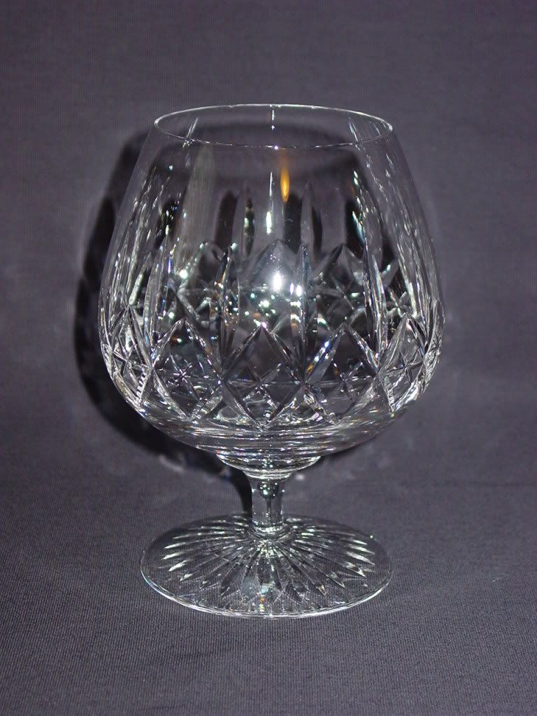 STUART Crystal GLENCOE Cut Brandy Glass eBay
