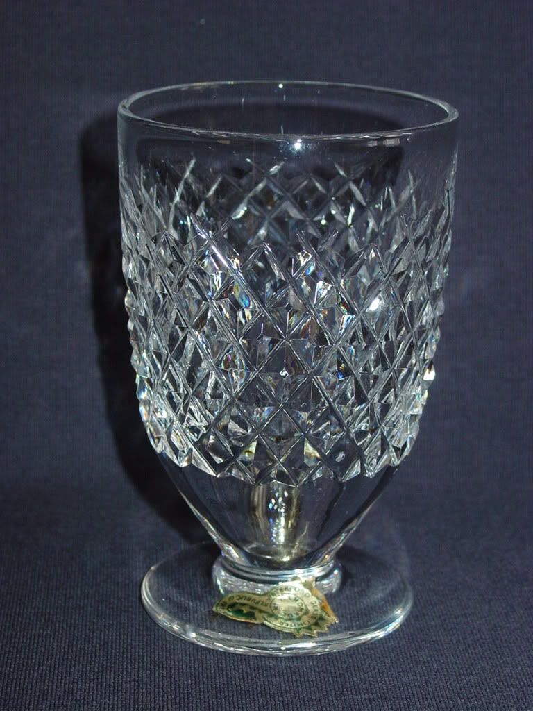 WATERFORD Crystal ALANA Cut Footed JUICE Glasses eBay