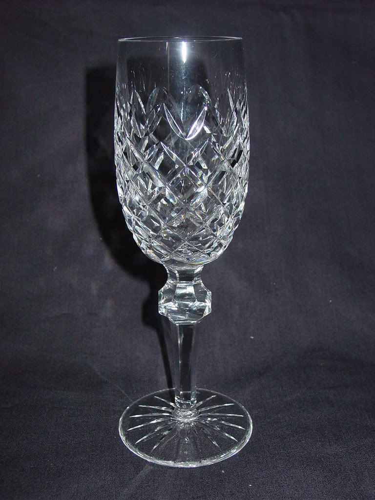 WATERFORD Crystal POWERSCOURT Cut Champagne Glasses eBay