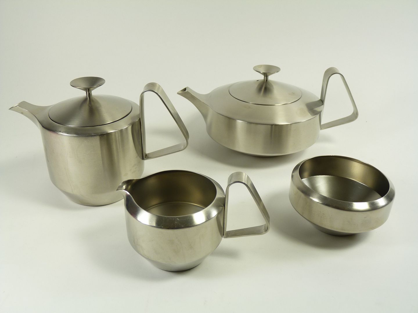 OLD HALL Robert Welch Stainless Steel ALVESTON 4 Piece Tea Set eBay