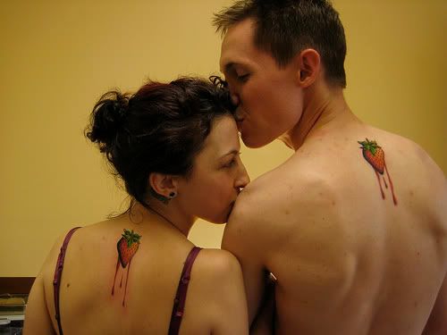 True Love with Cute Couple Tattoo Designs Picture of True Love with Cute