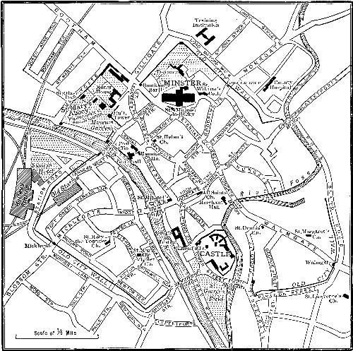 map of roman york