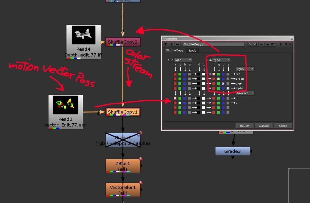 CGTalk mental ray motion vectors to blur in Nuke