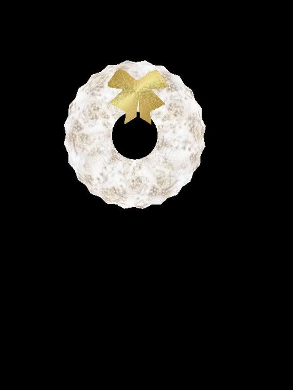 Gold and White Christmas Wreath 4