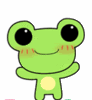 overjoyed frog