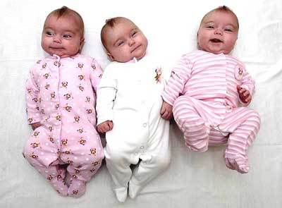 Identical triplets