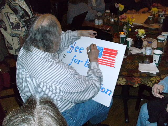 Albany County Coffee Party Signmaking
