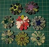 More flower brooches