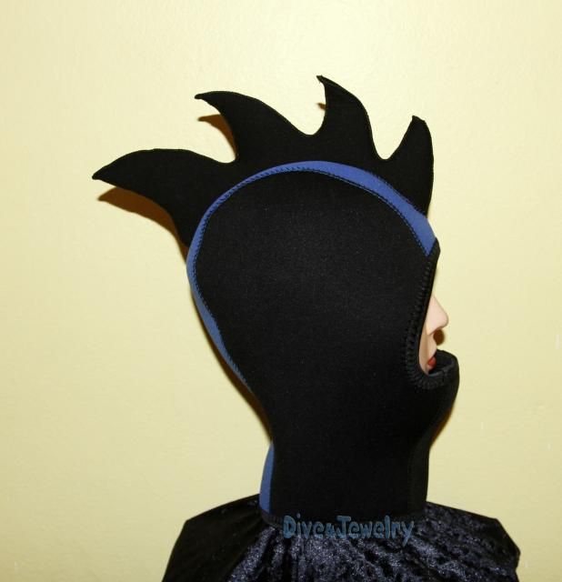 Scuba Diving Surfing Kayak Fun Dive Hood 3mm Neoprene Fancy Cat Devil