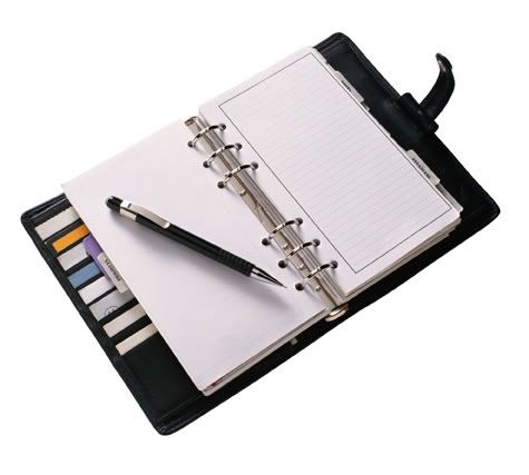 planner, agenda