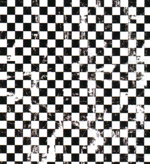 lack and white checkers Image