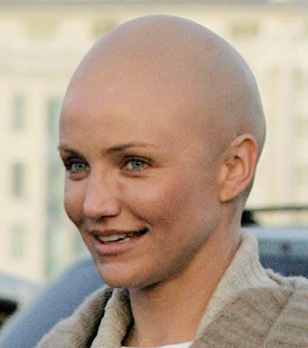 Cameron Diaz pulled Britney Spears trick and shaved her head