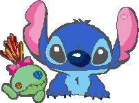 Stitch and a doll