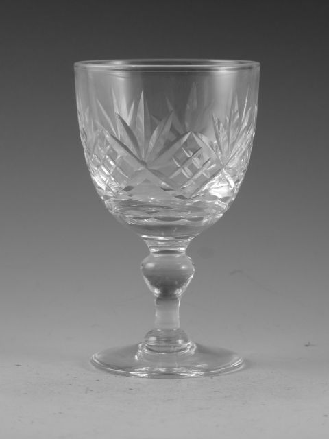 LONDON Cut Hock Wine Glass / Glasses 6 7/8" Thomas WEBB Crystal LONDON Cut Hock Wine Glass / Glasses 6 7/8" Thomas WEBB Crystal