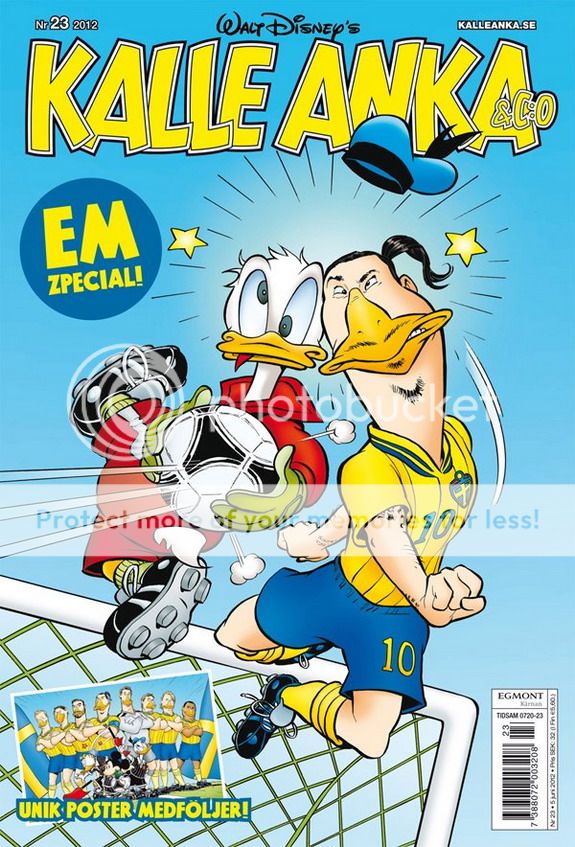 Zlatan Ibrahimović clashes with Donald Duck