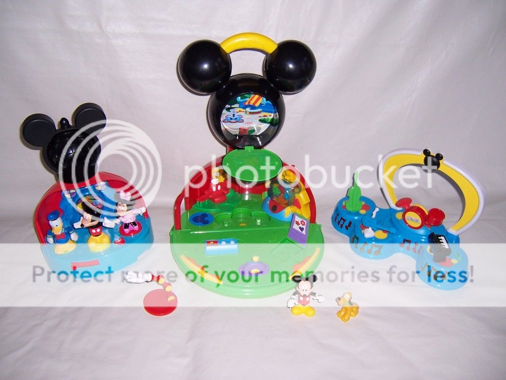 Mickey Mouse Clubhouse Lot Playset Toys Figures Bandstand Minnie 