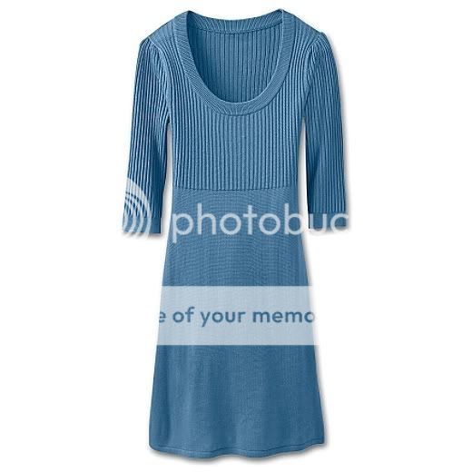 Athleta Blue Dreamy Sweater Dress, sz XL  