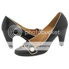Magnolia in Black/Ivory Patent Leather