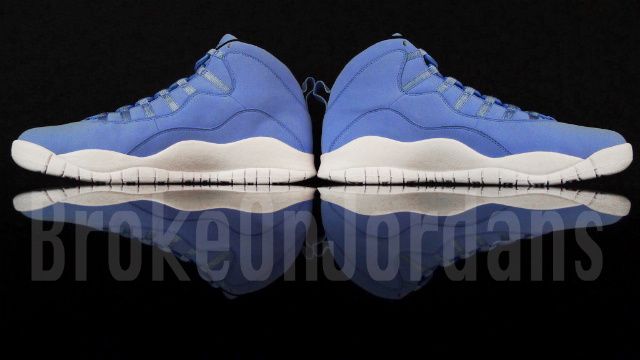   Retro 10 X PROMO sz 11 WHITE BLUE pantone pe quai 54 og  