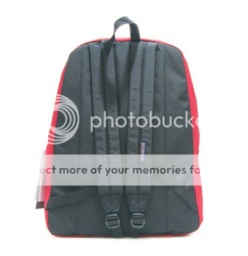 Jansport Superbreak RED TAPE Backpack School Bag Bookbag T501 5XP NEW 